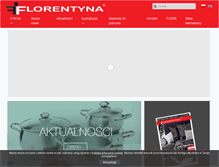 Tablet Screenshot of florentyna.com.pl